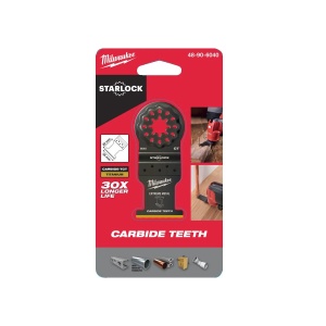 Panza STARLOCK multimaterial,TCTTi lemn si metal, 35x32 mm, Milwaukee, cod 48906040 - Img 2