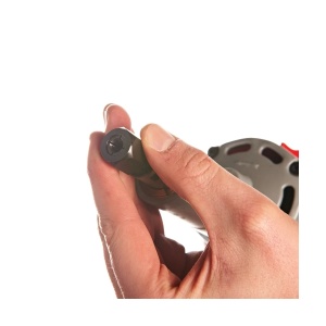 Polizor drept cu viteza redusa DG 7 E, bucsa elastica 6/8 mm, diametru corp abraziv 45 mm, 600 W, Milwaukee, cod 4933391200 - Img 6