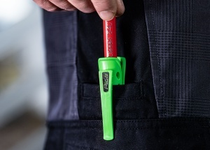 Portcreion cu ascutitoare Pica Pocket pentru creioane groase din lemn, PICA, cod 505
