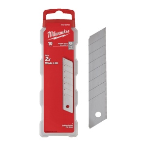 Set 10 lame segmentate pentru cutter, 9 / 18 / 25 mm, Milwaukee