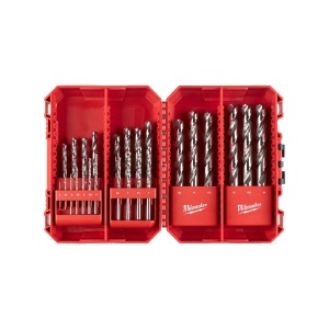 Set 25 burghie THUNDERWEB HSS GROUND - DIN338 pentru metal, 1-13 mm, Milwaukee, cod 4932493870