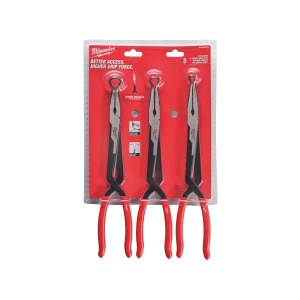 Set 3 clesti pentru fixare furtun cu diametru 8-19 mm, Milwaukee, cod 4932492503 - Img 2