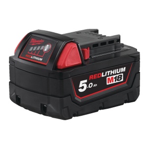Set 4 acumulatori si incarcator M18 NRG-503, 3 x M18 B5 + 1 x M12 B2 + M12-18 FC, Milwaukee, cod 4933451423 - Img 3