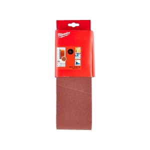 Set 5 benzi abrazive, dimensiune 100 x 620 mm, granulatie 80, Milwaukee, cod 4932341612 - Img 2