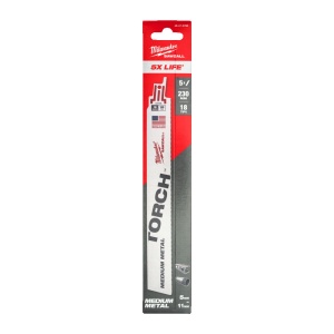 Set 5 panze fierastrau sabie pentru metal HEAVY DUTY TORCH, 230x18 TPI, Milwaukee, cod 48475788 - Img 2
