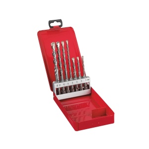 Set 7 burghie pentru beton și zidarie SDS+ M2 5/6/8x110 si 6/8/10/12x160 mm Milwaukee, cod 4932352339