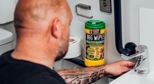 Tub 80 servetele biodegradabile pentru curatare Multi-Surface ProPlus 24400000, Big Wipes