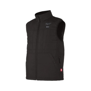 Vesta puffer incalzita M12 HPVBL2-0, neagra, Milwaukee, cod 4932480077