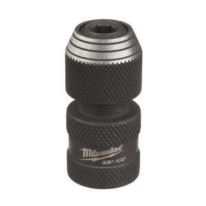 Adaptor pentru chei tubulare de la 3/8" patrat la 1/4" HEX, 50 mm, Milwaukee, cod 4932493426