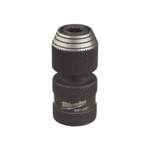 Adaptor pentru chei tubulare de la 3/8" patrat la 1/4" HEX, 50 mm, Milwaukee, cod 4932493426 - Img 2