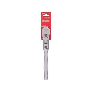 Antrenor cu clichet cu cap pivotant 1/2", lungime 286 mm, Milwaukee, cod 4932479655 - Img 5