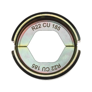 Bac de sertizare papuci cablu tubulari si conectori R22 CU 185, forma HEX, Milwaukee, cod 4932451763