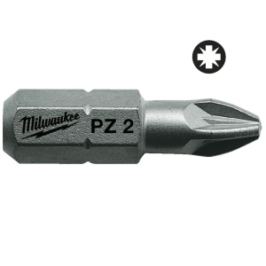 Bit surubelnita standard PZ1-PZ3 25 mm set 25 buc Milwaukee
