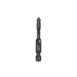 Burghiu pentru metal HSS-G combi 3 in 1, M6x57 mm, prindere 1/4" HEX, Milwaukee, cod 4932498264 - Img 1
