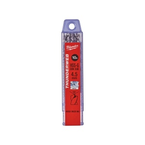 Burghiu pentru metal HSS-G THUNDERWEB-DIN338 ø4.5 mm Milwaukee, cod 4932352386 - Img 2