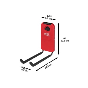 Carlig drept PACKOUT, 203 x 89 x 229 mm, max 11 kg, Milwaukee, cod 4932480700 - Img 2