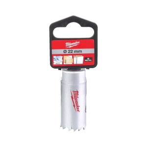 Carota BI-METAL HOLE DOZER pentru contractanti, diametru 22 mm, 38 mm adancime max taiere, Milwaukee, cod 4932464676 - Img 2