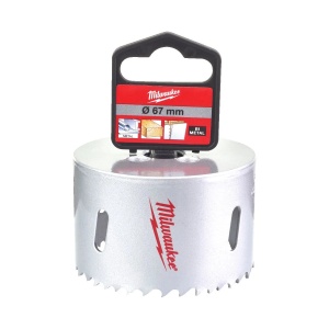 Carota BI-METAL HOLE DOZER pentru contractanti, diametru 67 mm, 38 mm adancime max taiere, Milwaukee, cod 4932464696 - Img 2
