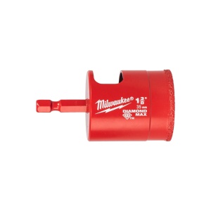 Carota (burghiu) de 35 mm DIAMOND MAX pentru gaurire umeda / uscata, prindere 1/4" HEX, Milwaukee, cod 4932498353