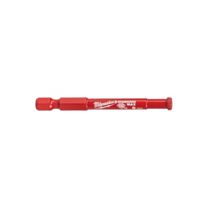 Carota (burghiu) de 6 mm DIAMOND MAX pentru gaurire umeda / uscata, prindere 1/4" HEX, Milwaukee, cod 4932498342