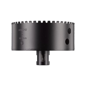 Carota diamantata M14 pentru gaurire uscata, diametru 102 mm, 35 mm lungime activa, Milwaukee, cod 4932478287