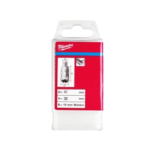 Carota HSS cu prindere Weldon de 19 mm, 41x30 mm, Milwaukee, cod 4932371750 - Img 2