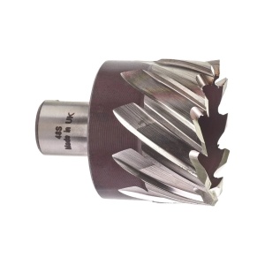 Carota HSS cu prindere Weldon de 19 mm, 48x30 mm, Milwaukee, cod 4932371757