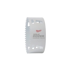 Carota TCT HOLE DOZER cu dinti din carbura, diametru 108 mm, 41 mm adancime max taiere, Milwaukee, cod 49560744