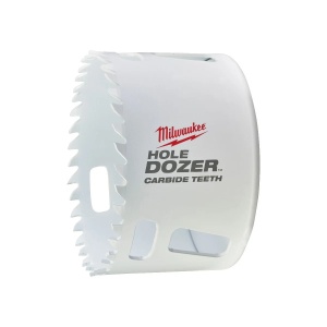 Carota TCT HOLE DOZER cu dinti din carbura, diametru 76 mm, 41 mm adancime max taiere, Milwaukee, cod 49560734 - Img 1