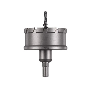 Carota TCT pentru otel inoxidabil, diametru 70 mm, adancime max 25 mm, Milwaukee, cod 4932479053