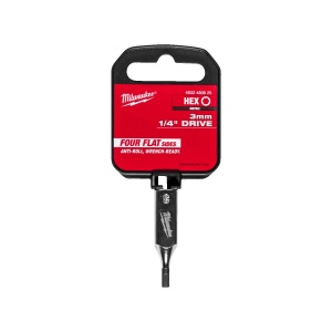 Cheie tubulara cu bit direct in cap, 3 mm, prindere 1/4" HEX, Milwaukee, cod 4932480825 - Img 2