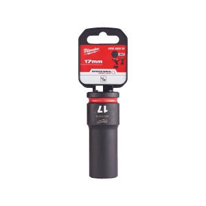 Cheie tubulara de impact SHOCKWAVE IMPACT DUTY 1/2" patrat, lunga, marime 17 mm, Milwaukee, cod 4932480335 - Img 2