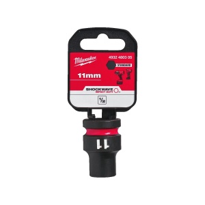 Cheie tubulara de impact SHOCKWAVE IMPACT DUTY 1/2", scurta, marime 11 mm, Milwaukee, cod 4932480305 - Img 2