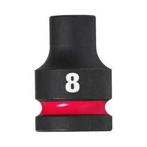 Cheie tubulara de impact SHOCKWAVE IMPACT DUTY 1/2", scurta, marime 8 mm, Milwaukee, cod 4932480302