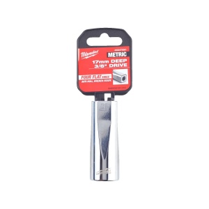 Cheie tubulara lunga 3/8", marime 17 mm, diametru 23.8 mm, lungime 63 mm, Milwaukee, cod 4932478361 - Img 2