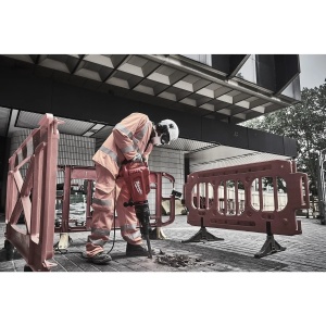 Ciocan demolator HEX 28 mm K 1528 H cu fir de 6 m, 17.2 Kg, 39 J, 2100 W, Milwaukee, cod 4933464118 - Img 3
