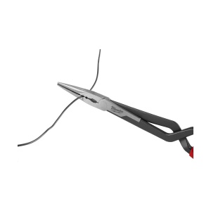 Cleste cu nas lung, drept, 332 mm lungime, unghi varf 0 grade, Milwaukee, cod 4932492497 - Img 2