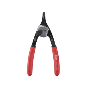 Cleste mediu pentru inele de siguranta, int-ext, unghi vf 45 grade, vf 1.2mm, 152 mm lungime, Milwaukee, cod 4932492491