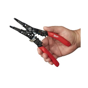 Cleste multifunctional pentru dezizolare si sertizare 6 marimi diferite, taietor bolt M2.6-M5, Milwaukee, cod 4932493816 - Img 3