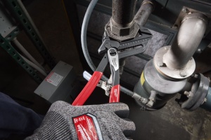 Cleste reglabil tip patent cu falci netede pentru fitinguri si suprafete cromate, Milwaukee