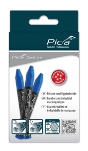 Creta pentru marcaj industrial si lemn Classic Pro 590, alb / galben / albastru / rosu, PICA