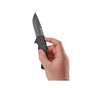 Cutit utilitar cu lama neteda HARDLINE, 75 mm, Milwaukee, cod 48221994 - Img 3