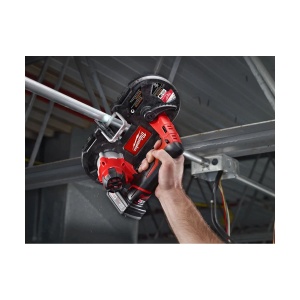 Fierastrau cu banda pentru metal M12 BS-402C, subcompact, 41x41 mm taiere, 687.57 mm lungime panza, Milwaukee, cod 4933441805 - Img 3
