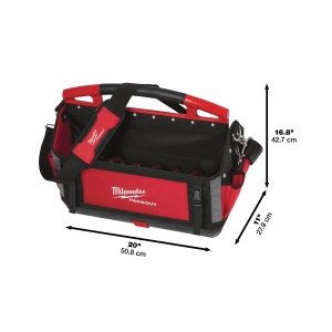 Geanta scule PACKOUT, 50 cm, 32 de buzunare, Milwaukee, cod 4932464086 - Img 4