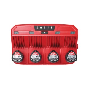 Incarcator cu 4 porturi M12 C4, tip incarcator secvential, Milwaukee, cod 4932430554 - Img 5