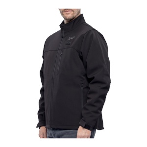 Jacheta neagra premium incalzita M12 HJBL6-0 S-XXXL HEXON, 5 zone
