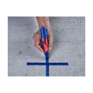 Marker albastru INKZALL cu varf lat de 14.5 mm, marime XL, Milwaukee, cod 4932471561 - Img 4