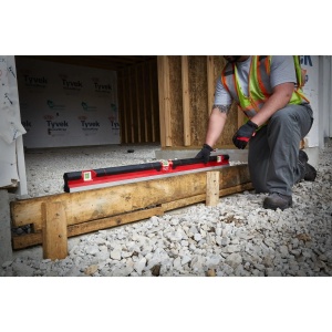 Nivela dreptar pentru beton REDSTICK, non-magnetica, lungime 120 cm, Milwaukee, cod 4932459894 - Img 4