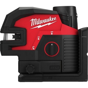 Nivela laser M12 CLL4P-301C cu linie transversala verde cu 4 puncte, max 100 m, Milwaukee, cod 4933479203
