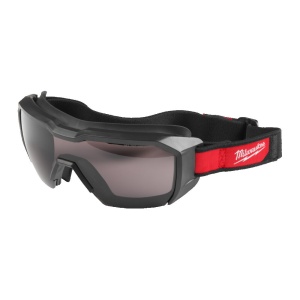Ochelari goggle profil scazut ventilati, lentila fumurie, Milwaukee, cod 4932493434